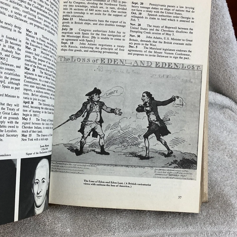 Americas 200 Years Hardback Book. 1776 to 1976. Gold Ribbed Pages. - Picture 3 of 6